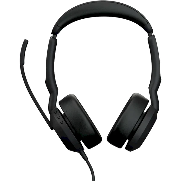 Jabra Evolve2 50 USB-C/A MS Stereo slúchadlá čierna - Slúchadlá - Hlavný obrázok