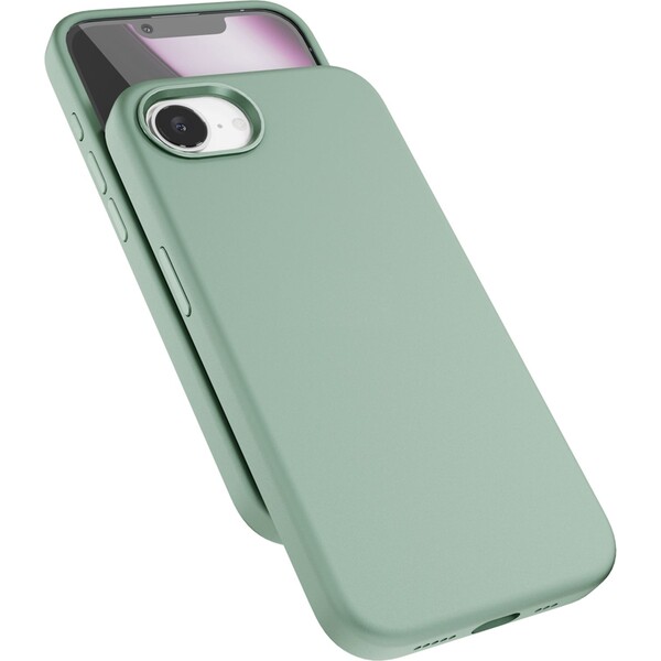 E-shop Epico Mag+ silikónový kryt pre iPhone 17e/16e matovo zelený