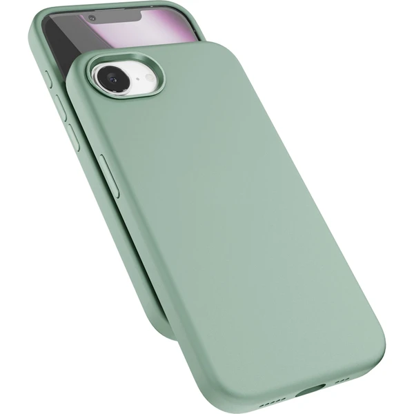 Epico Mag+ silikónový kryt pre iPhone 17e/16e matovo zelený - Puzdra - Hlavný obrázok