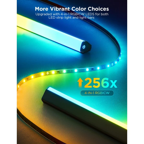 Govee TV Backlight 3 Kit Smart sada LED podsvietenie - Inteligentné osvetlenie - Obrázok 8PKK000K01