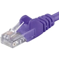 PremiumCord RJ45/RJ45 Cat6 UTP prepojovací kábel 0,25m fialový - Káble a redukcie