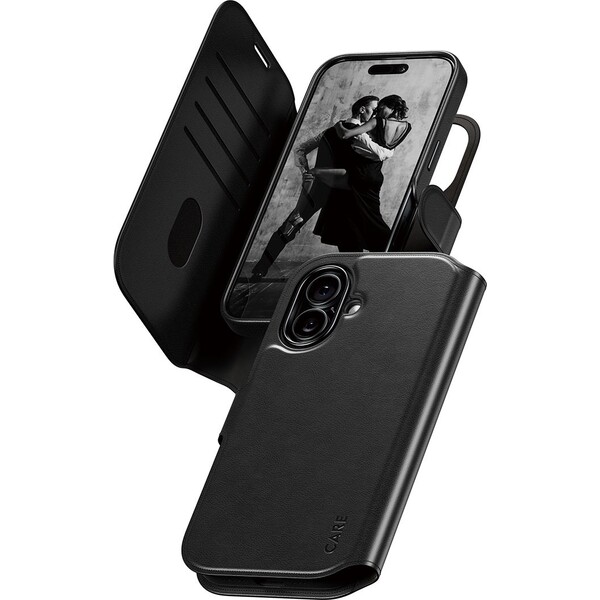 E-shop PanzerGlass® CARE Tango 2v1 Wallet púzdro s MagSafe Apple iPhone 17 čierne