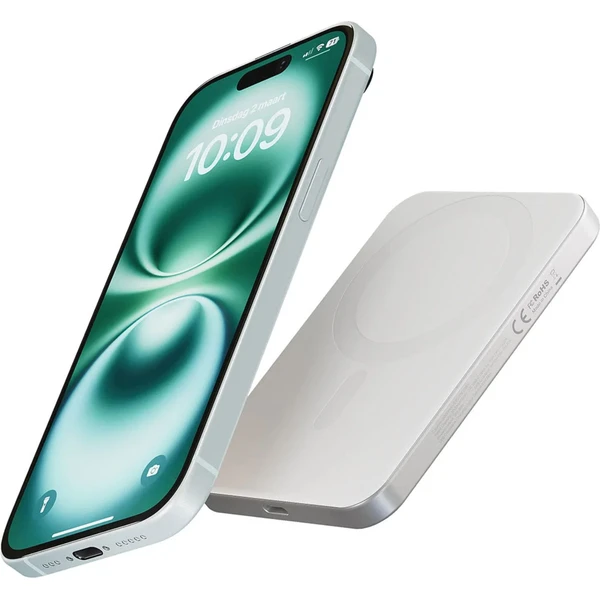 ZENS Pro 1 MagSafe/Qi2 slim powerbanka (5000 mAh), 15 W, USB-C, biela - Powerbanky - Obrázok 8RFL000K01