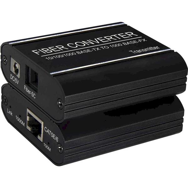 PremiumCord Fiber konvertor SC transmitter a receiver 10/100/1000 BASE-TX - Ostatné - Hlavný obrázok