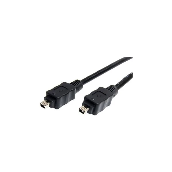 PremiumCord FireWire 4pin/FireWire 4pin kábel 4,5m čierny - Káble a redukcie - Hlavný obrázok