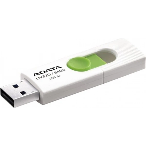 ADATA Flash Disk 64GB UV320 USB 3.1 Dash Drive biela - Flashdisky - Hlavný obrázok