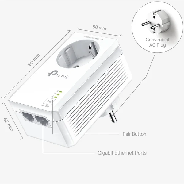 TP-Link TL-PA7027PKIT Powerline sada - Powerline - Obrázok 8TMFF00101