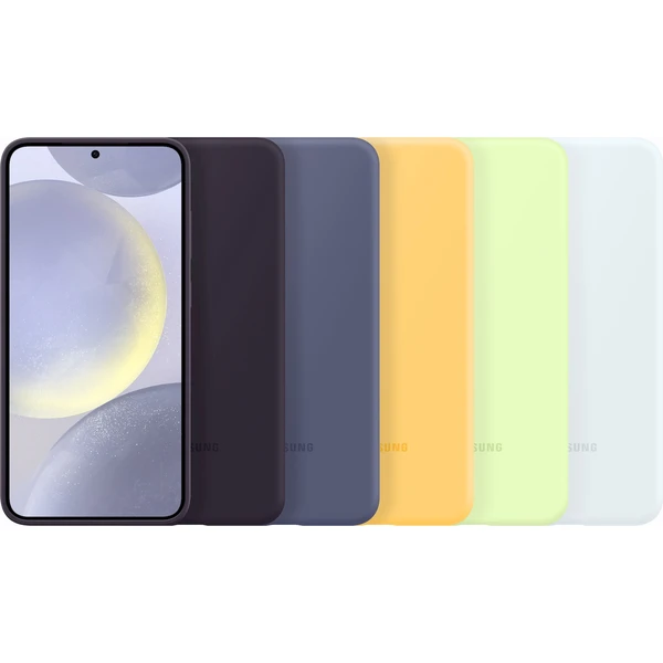 Samsung Silicone Case Galaxy S24+ Biely - Puzdra - Obrázok 8UR1000N01
