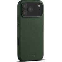 Woolnut MagSafe kožený kryt iPhone 17 Pro Max tmavo zelený - Puzdra
