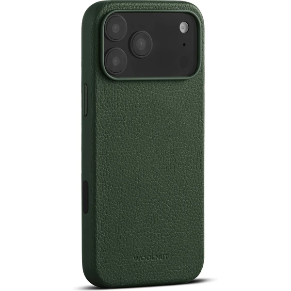 Woolnut MagSafe kožený kryt iPhone 17 Pro Max tmavo zelený - Puzdra - Hlavný obrázok