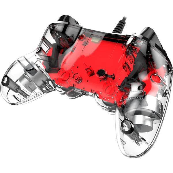 Nacon Gamepad Compact Controller Clear Red (PS4) - Herné ovládače - Obrázok 8VOH100201