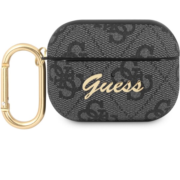 Guess 4G Script PC/PU puzdro pre Airpods Pro šedé