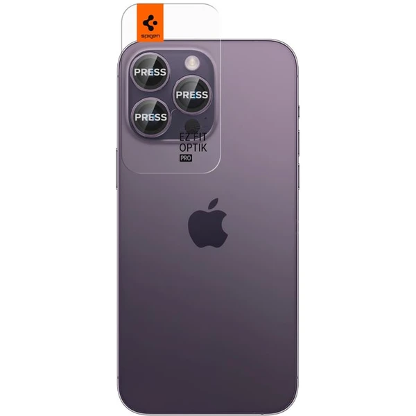 Spigen Glass EZ Fit Optik Pro 2 Pack tvrdené sklo na fotoaparát iPhone 14 Pro/iPhone 14 Pro Max fial - Ochranné fólie a sklo - Obrázok 8W09000601