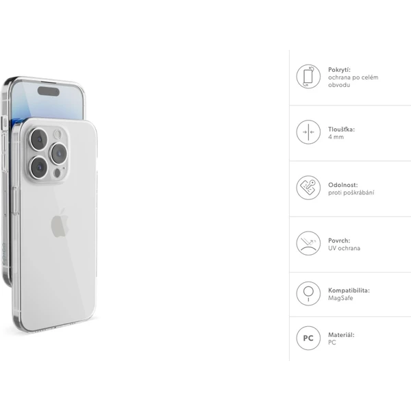 Epico ultratenký kryt na iPhone 14 číry - Puzdra - Obrázok 8W1K300401