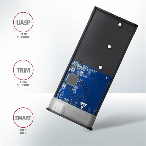 AXAGON EEM2-SB2 externý SSD disk čierny - Externé boxy - Obrázok 8WS6000701