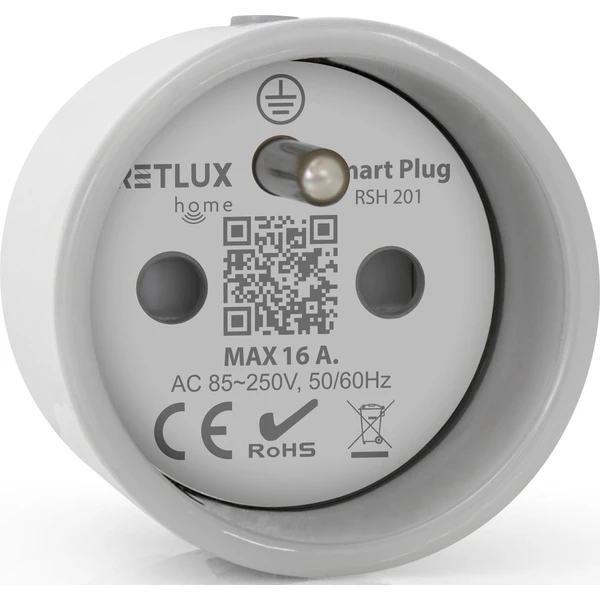 Retlux RSH 201 Wi-Fi múdra zásuvka FR 16A - Inteligentné zásuvky - Obrázok 8X0L000K01