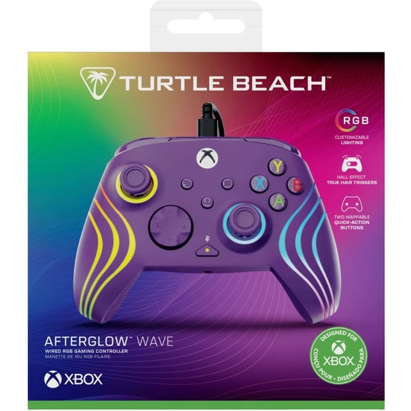 Turtle Beach herný ovládač RGB Afterglow Wave (XBOX/PC) fialový - Herné ovládače - Obrázok 8XMH000K01