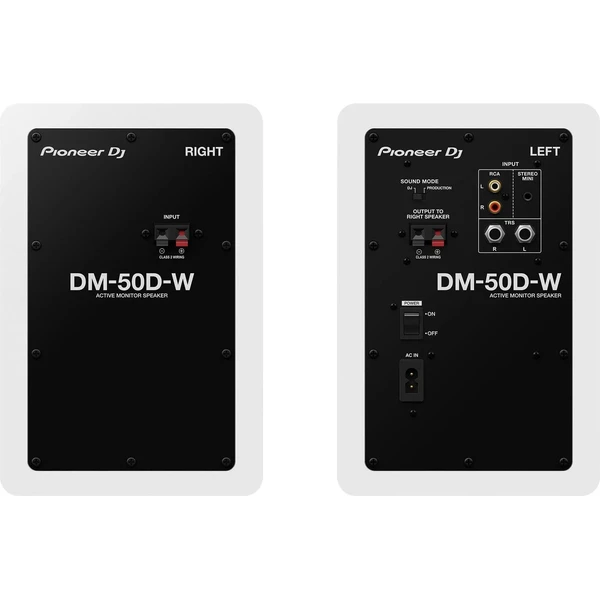Pioneer DJ | AlphaTheta DM-50D-W reproduktory biele - Reproduktory - Obrázok 8XPI000K01