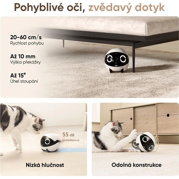 Enabot ROLA Mini biela - IP kamery - Obrázok 8Z8L000K01