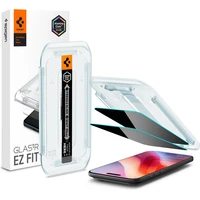 Spigen Glass tR EZ Fit (Privacy) sklo iPhone Air číre (2 ks) - Ochranné fólie a sklo