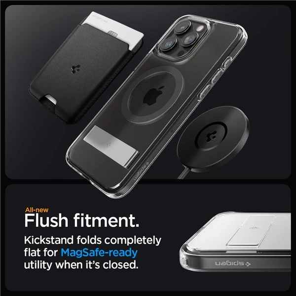 Spigen Ultra Hybrid S MagFit kryt iPhone 15 Pro grafitový - Puzdra - Obrázok 8ZT8000601