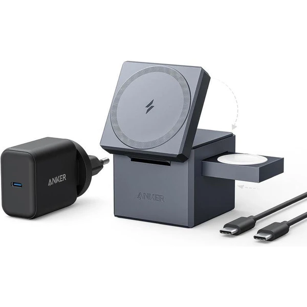 Anker Cube 3v1 MagSafe nabíjačka (30W) čierna - Nabíjačky - Obrázok 8a1e3a9d299344acb94c088771eb40af