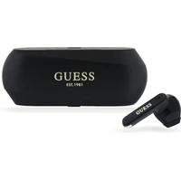 Guess Elongated Metallic ENC TWS bezdrôtové slúchadlá čierna - Slúchadlá