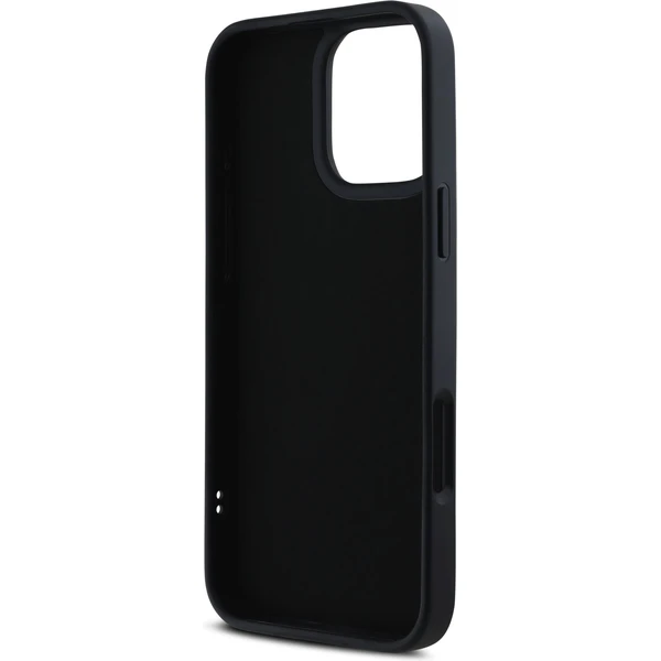 Karl Lagerfeld 3D Rubber Glitter Logo kryt iPhone 16 Pre čierny - Puzdra - Obrázok 8a367574ce5c4396aed538566680fc7c