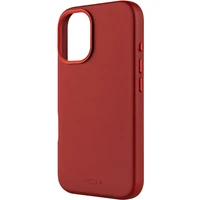 FIXED MagLeather kožený kryt s MagSafe Apple iPhone 16 červený - Puzdra