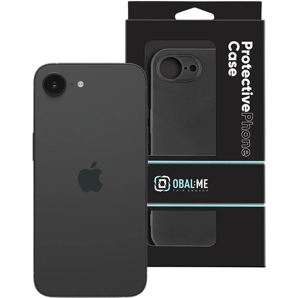 OBAL:ME Matný TPU kryt Apple iPhone 17e/16e čierny - Puzdra - Obrázok 8a58ce6255324f5b99d09230f0675475