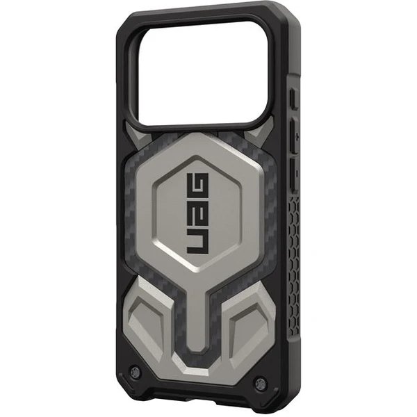 UAG Monarch Pro MagSafe Titanium kryt iPhone 17 Pro strieborný - Puzdra - Obrázok 8a5d3963df2c490e8441c5a8b02592b6