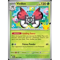 Vivillon (30C 008) - 30th Celebration [Holo] - Kusové karty