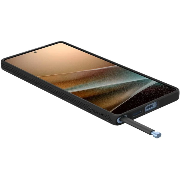Spigen Liquid Air kryt Samsung Galaxy S25 Ultra čierny - Puzdra - Obrázok 8a97a03b677d4af9b9467fc56ee90233