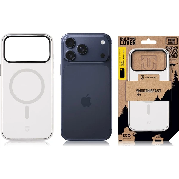 Tactical MagForce SmoothIsFast kryt Apple iPhone 17 Pro Max biely - Puzdra - Obrázok 8aba7edb15aa4787b379a126515b8ad4