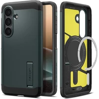 Spigen Tough Armor MagSafe kryt Samsung Galaxy S26+ zelený - Puzdra