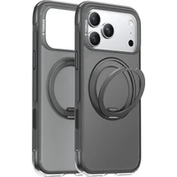 Torras Ostand O3 Air MagSafe kryt iPhone 17 Pro obsidiánová čierna - Puzdra