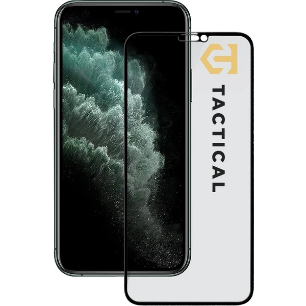 Tactical Glass Shield Privacy Stealth 5D sklo Apple iPhone 11 Pro/XS/X čierne - Ochranné fólie a sklo - Hlavný obrázok