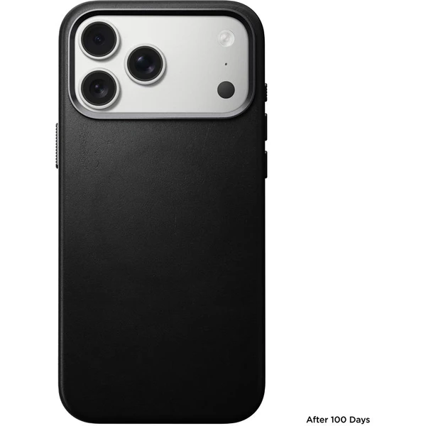 Nomad Traditional Leather Case MagSafe kožený kryt iPhone 17 Pro Max Black - Puzdra - Obrázok 8afe87c8707e4161bb636762dc3133d9