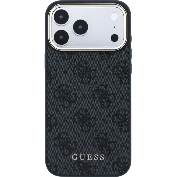 Guess PU Leather 4G Gold Frame MagSafe Zadný kryt pre iPhone 18 Pro Black - Puzdra - Obrázok 8b04ef50041f4434baefb85ed9cd62f3