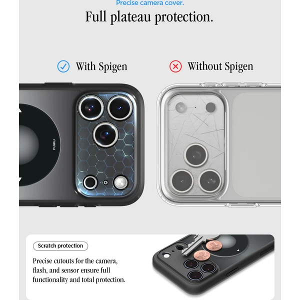 Spigen Ultra Hybrid MagSafe kryt iPhone 18 Pro/17 Pro classic black - Puzdra - Obrázok 8b300b94e77a4986a5e68d969877d6bd