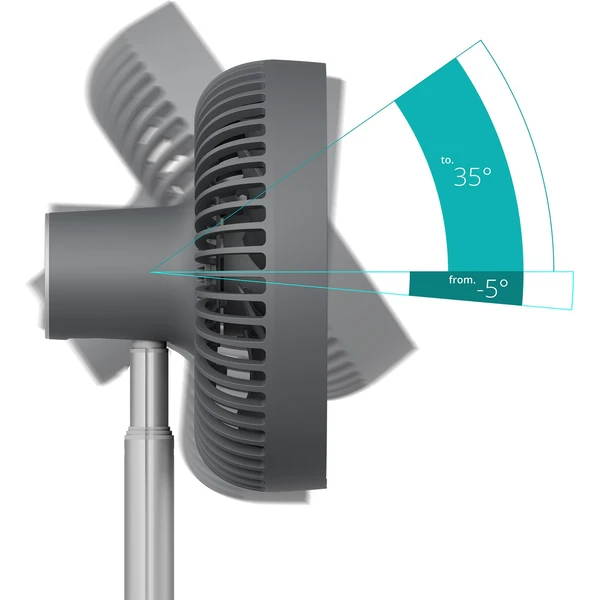 Duux Rize Flex ventilátor šedý - Ventilátory - Obrázok 8b35d9cfd0f84821909a99a654580814