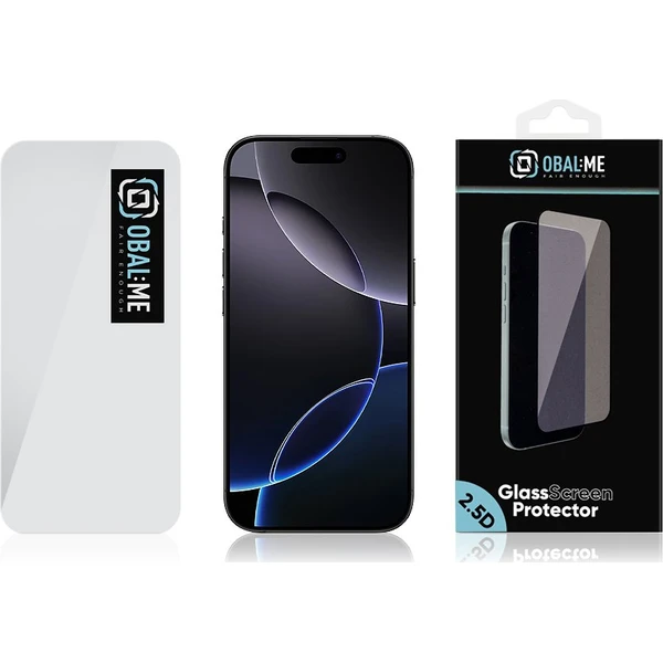OBAL:ME 2.5D Tvrdené Sklo pre Apple iPhone 17 Pro Max číre - Ochranné fólie a sklo - Obrázok 8b3689def05a42fd8a9f4fd3a50f591a