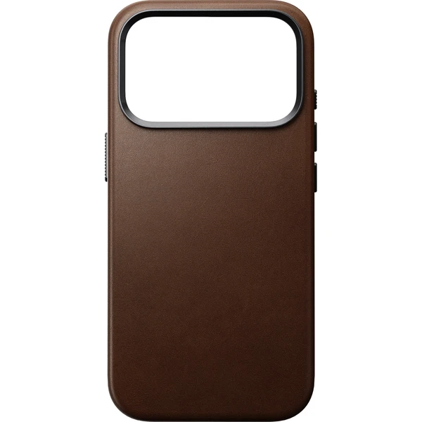 Nomad Traditional Leather MagSafe kožený kryt iPhone 18 Pro Brown - Puzdra - Obrázok 8b4cdd37cc3640699ce7f04e5ea0651a