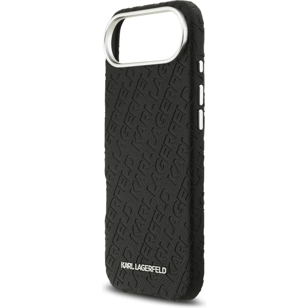 Karl Lagerfeld Grained PU Repeated Logo MagSafe kryt iPhone Air čierny - Puzdra - Obrázok 8b66ae36275543d0aaf679ed47ce27d2