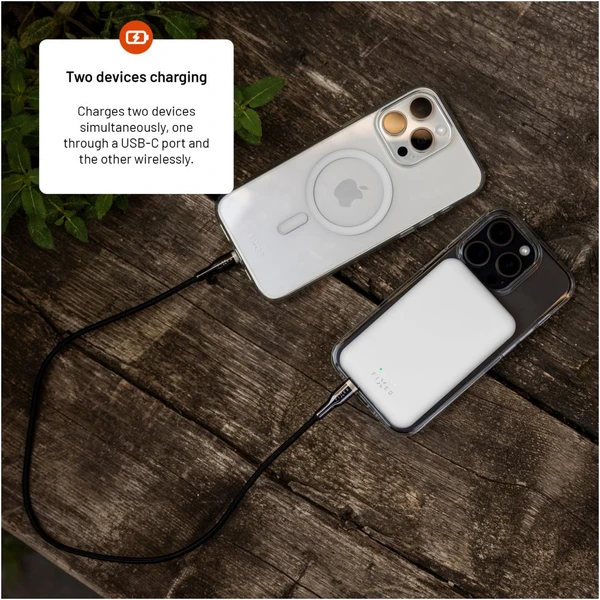 FIXED MagZen powerbanka s bezdrôtovým nabíjaním a Magsafe, 6000 mAh, biela - Powerbanky - Obrázok 8b862a261b0b4b91a7283ad6e21d2742