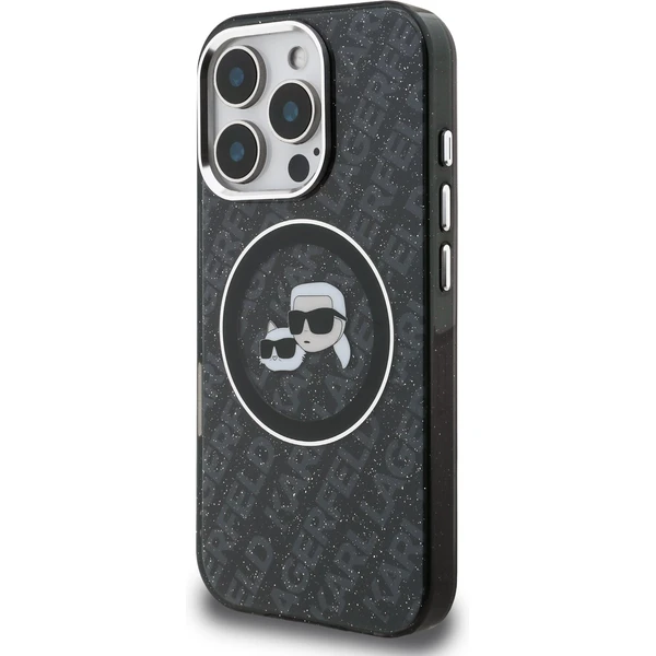 Karl Lagerfeld IML K&CH Heads Repeated Logo MagSafe kryt iPhone 16 Pro Max čierny - Puzdra - Obrázok 8b8adafdacae436eb7e4486abd0ab51b