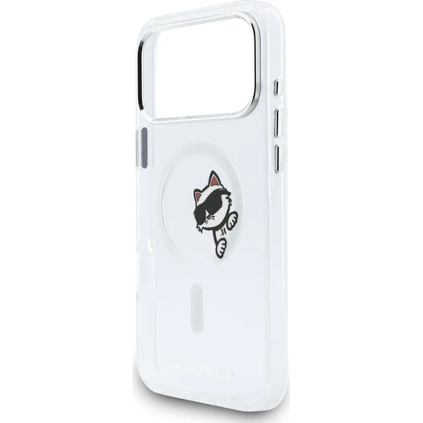 Karl Lagerfeld IML Choupette Peekaboo MagSafe kryt iPhone 17 Pro Max číry - Puzdra - Obrázok 8bbe0af6e16e4d958c37e5fbe8020cb6