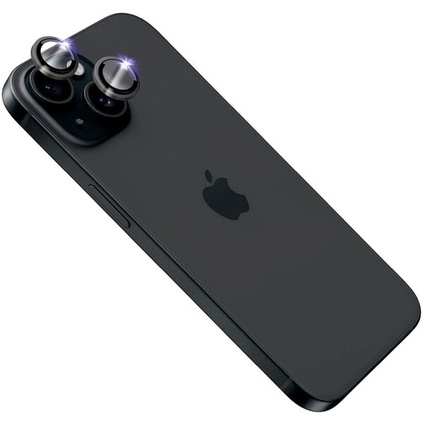 E-shop FIXED Sapphire Camera Glass ochranné sklá Apple iPhone 15/15 Plus čierna