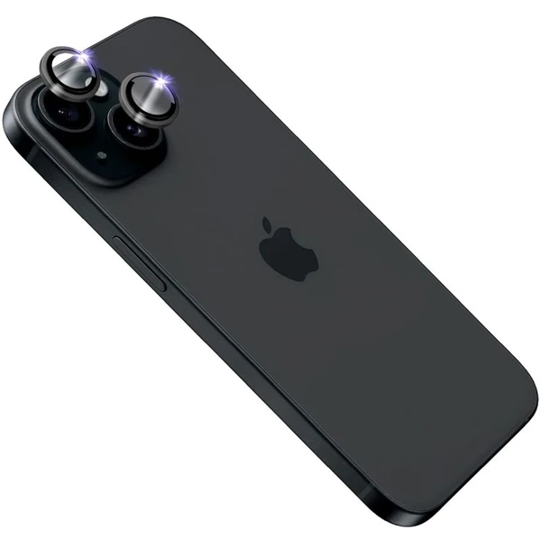 FIXED Sapphire Camera Glass ochranné sklá Apple iPhone 15/15 Plus čierna - Ochranné fólie a sklo - Hlavný obrázok
