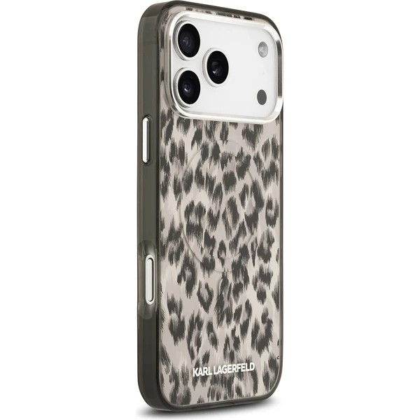 Karl Lagerfeld IML Leopard MagSafe Zadný Kryt pre iPhone 17 Pro Max hnedý - Puzdra - Obrázok 8c31996e5e994c9a95c39f5252daedf4